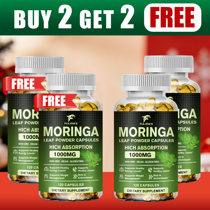 Moringa Leaf Powder - Compre 2 e Ganhe 2 Grátis!