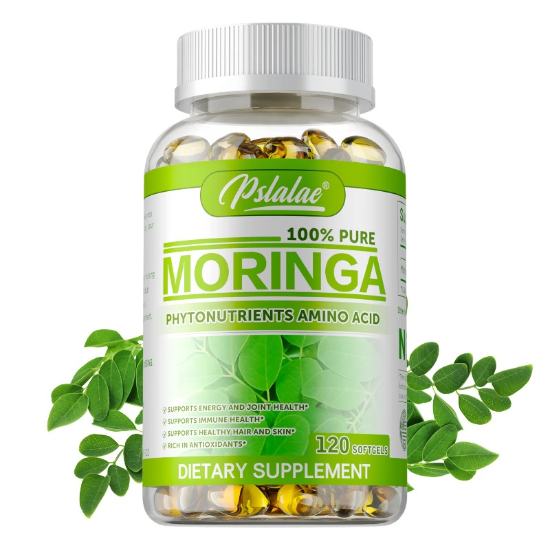 Moringa Leaf Powder - Cápsulas de Moringa - Antioxidante, Apoia