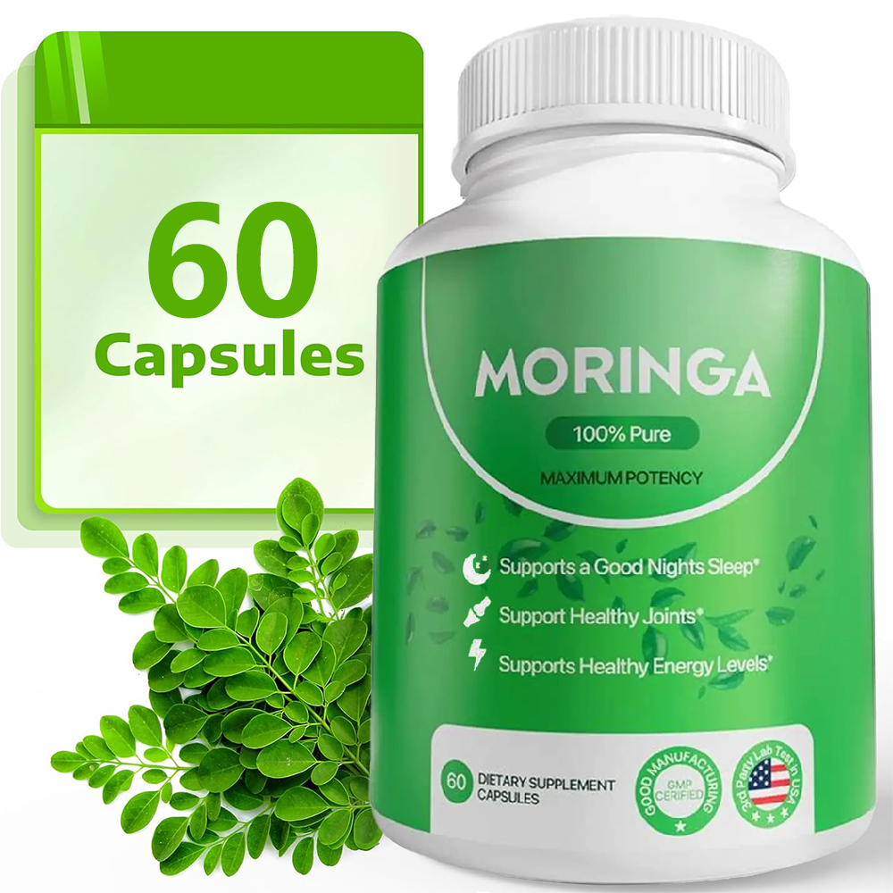 Moringa Leaf Powder - Cápsulas de Moringa - Aumenta a