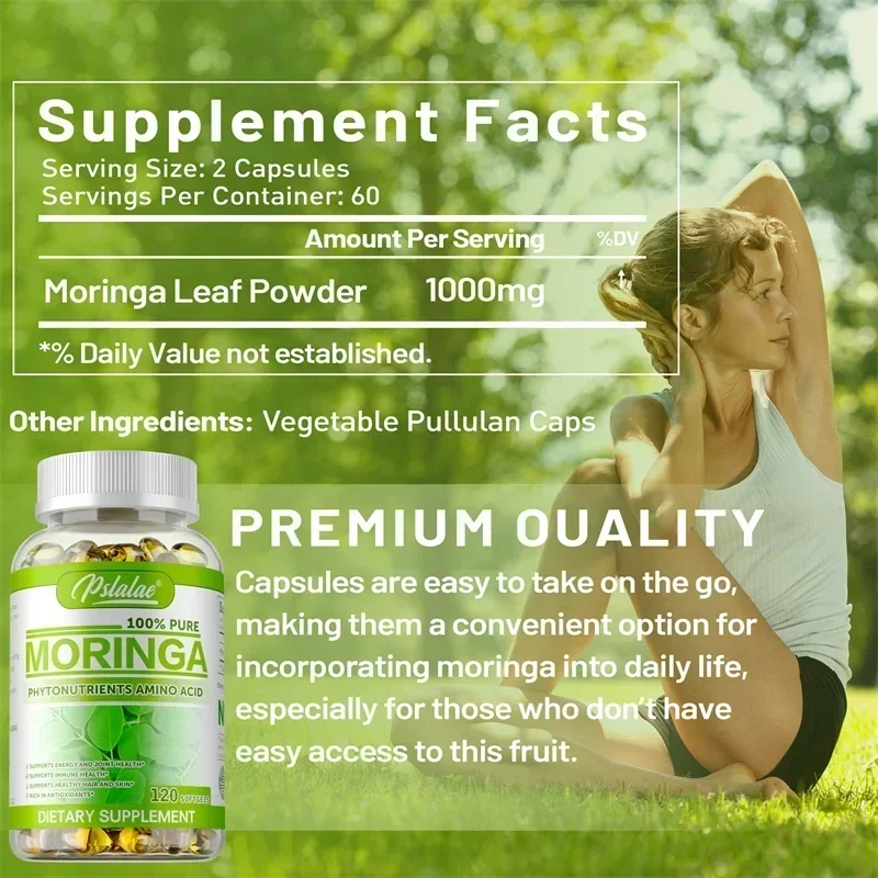 Cápsulas de Moringa - Antioxid - Moringa Leaf Powder avaliação e preço