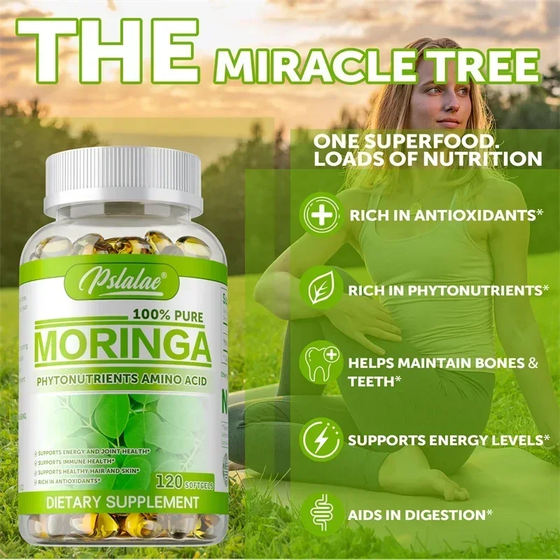 Cápsulas de Moringa - Antioxid - Moringa Leaf Powder avaliação e preço