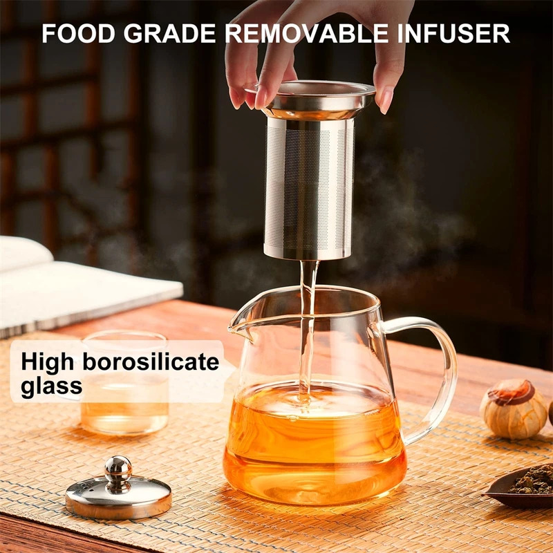 Chaleira de Vidro Borossilicat - Nettle Leaf Tea avaliação e preço