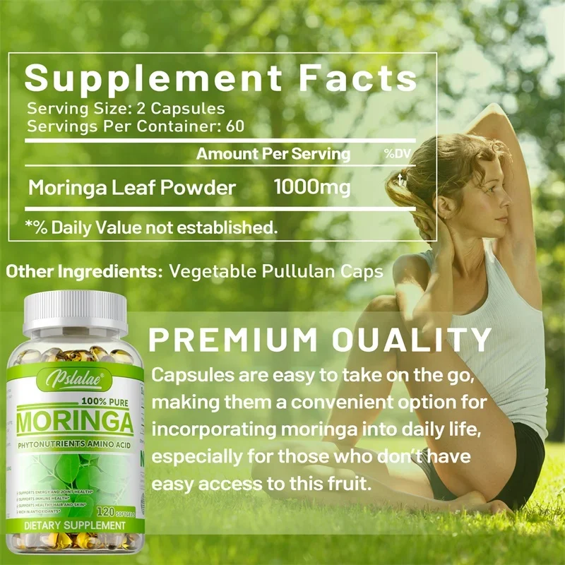 Cápsulas de Moringa - Antioxid - Moringa Leaf Powder avaliação e preço