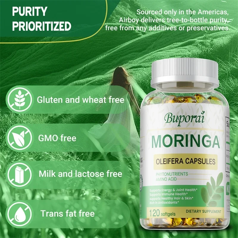 Cápsulas de Moringa - Metaboli - Moringa Leaf Powder avaliação e preço