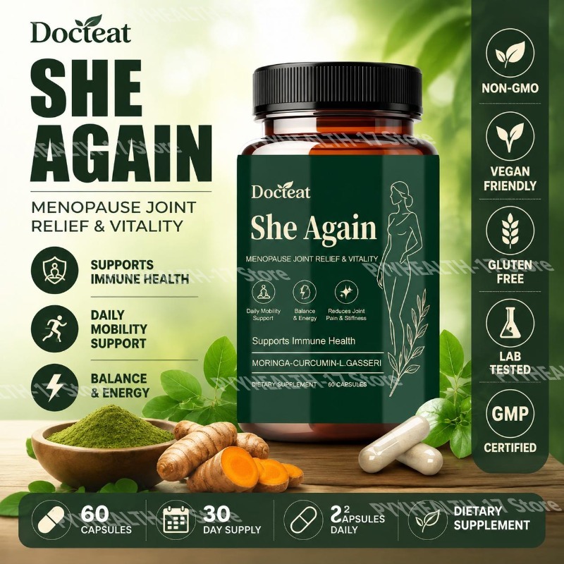 Docteat She Again Cápsulas de  - Moringa Leaf Powder avaliação e preço