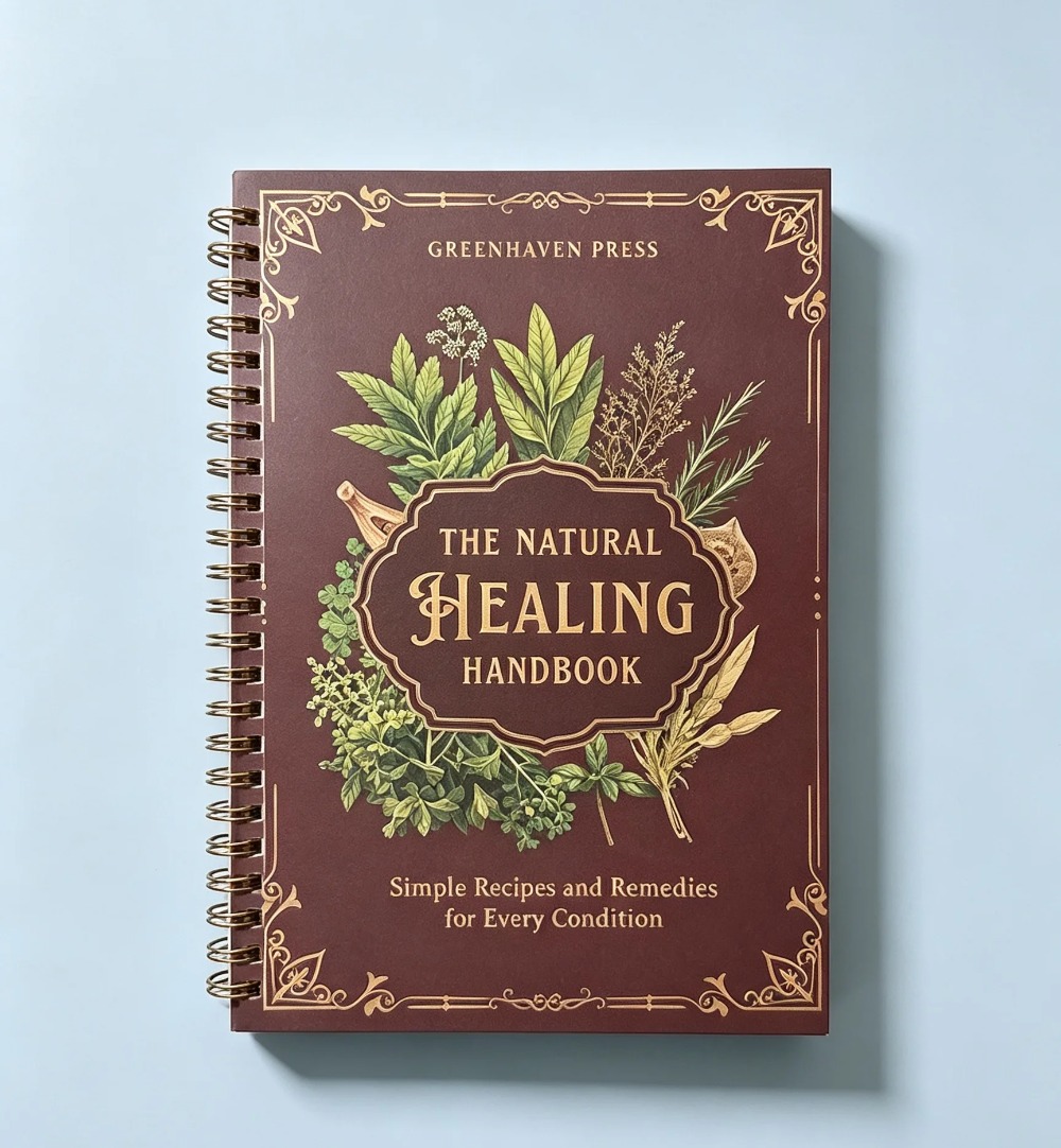 Manual de Cura Natural: Guia d - Herbal Wellness Book avaliação e preço